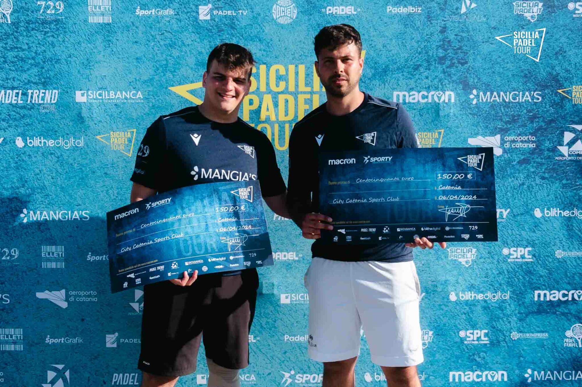 Sicilia Padel Tour vincitori maschile Catania