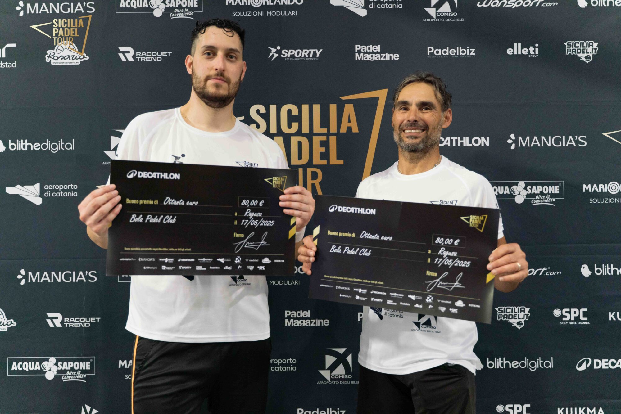 Sicilia Padel Tour vincitori Ragusa