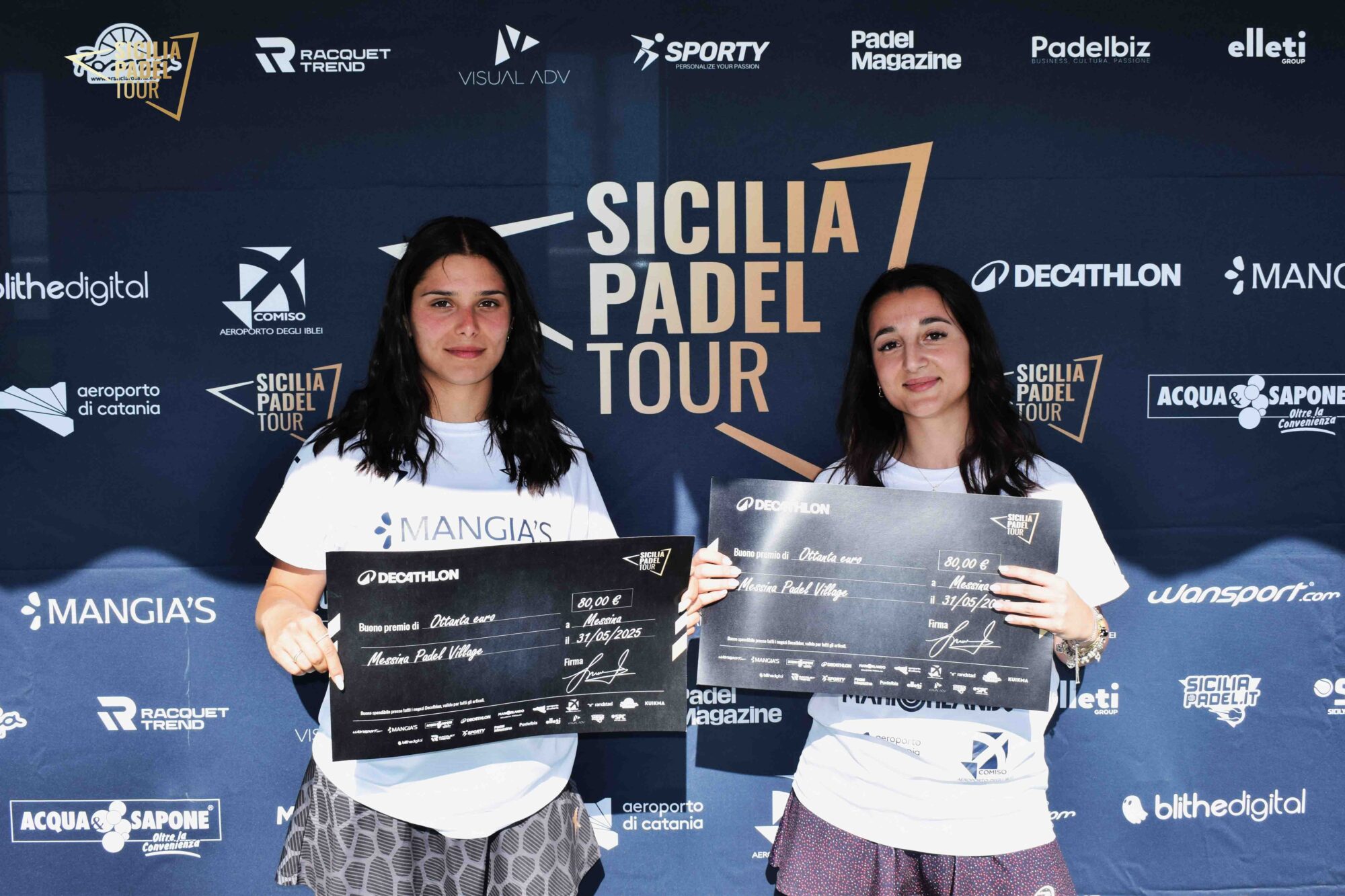 Vincitrici Sicilia Padel Tour Messina Padel Village